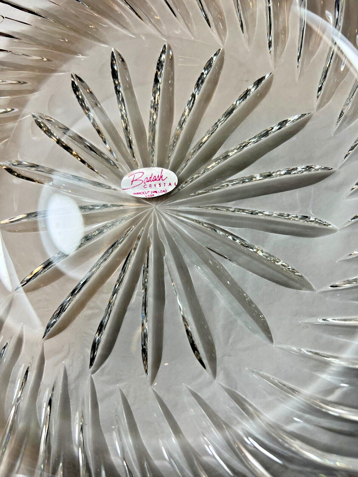 Badash Crystal Bowl - 9" - Image 4