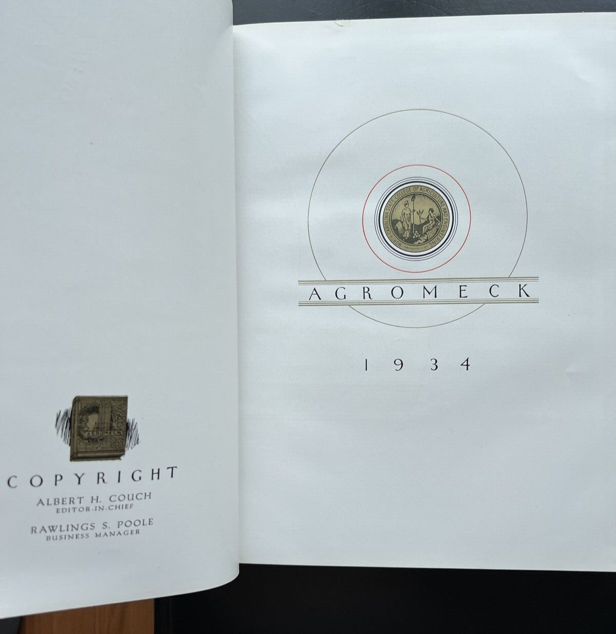 The Agromeck 1934 - Vol. 32 - NC State College Agriculture and Engineering - Image 2