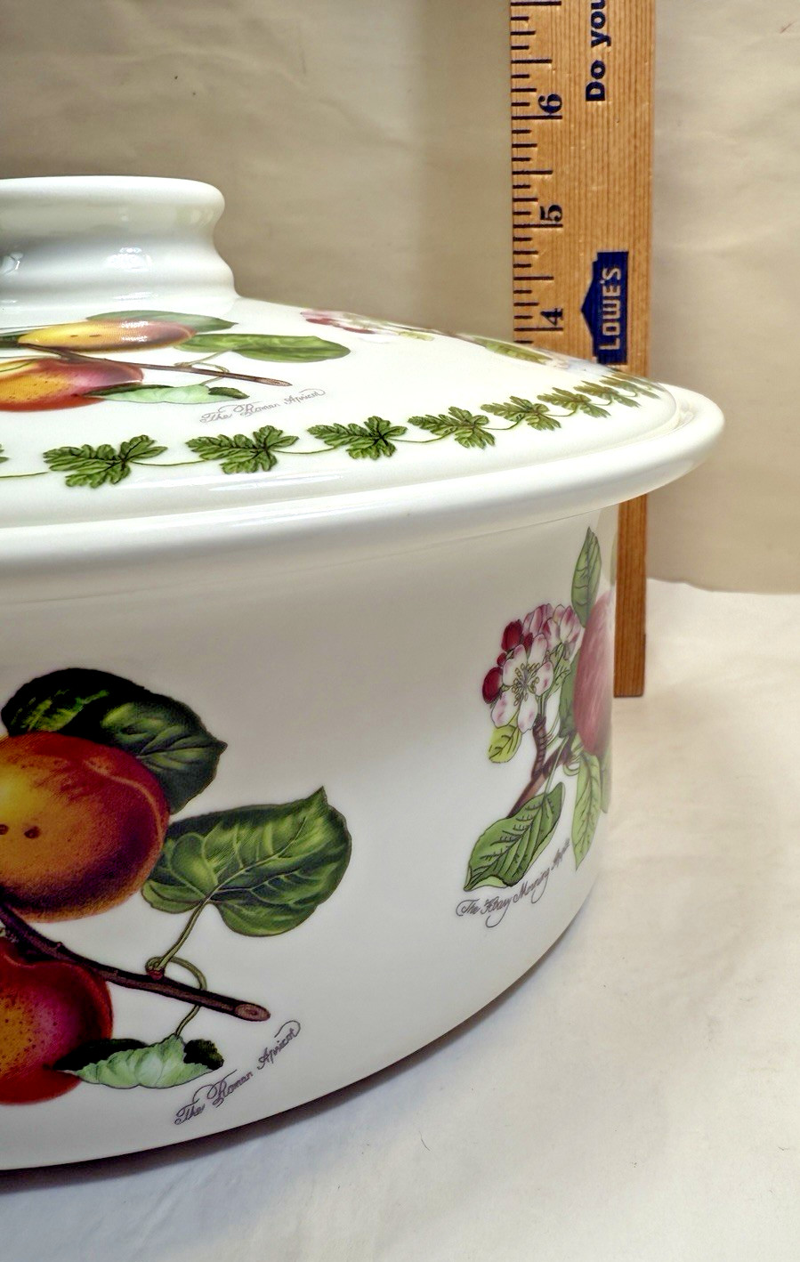 Portmeirion Lidded Casserole Dish Serving Bowl Round 8-3/4" - NOS - Image 11