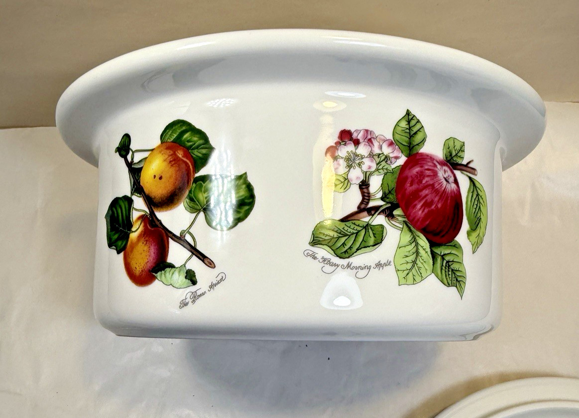 Portmeirion Lidded Casserole Dish Serving Bowl Round 8-3/4" - NOS - Image 9