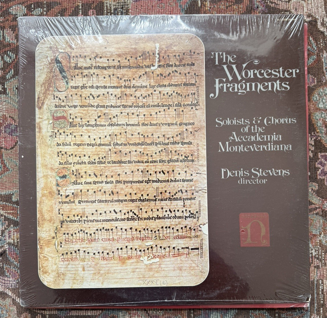 SEALED: Worcester Fragments Accademia Monteverdiana - Denis Stevens - H-71308