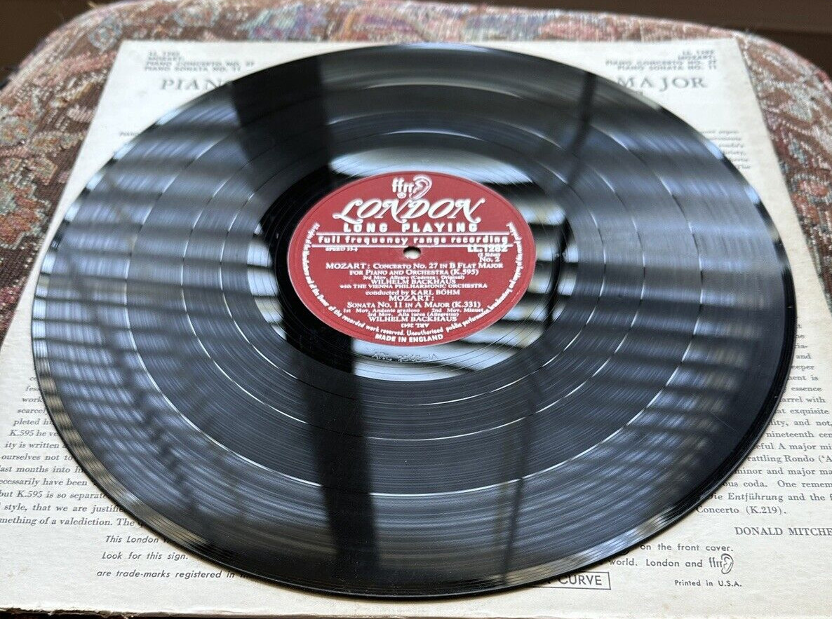 Mozart - Piano Concerto No. 27 - Piano Sonata No II - Backhaus, Bohm LL 1282 - Image 1