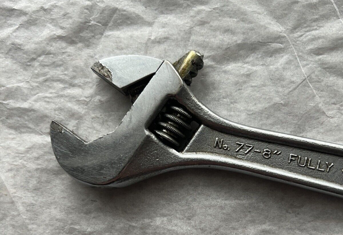 IREGA 8" No. 77 Crescent Wrench - Spain - Image 3