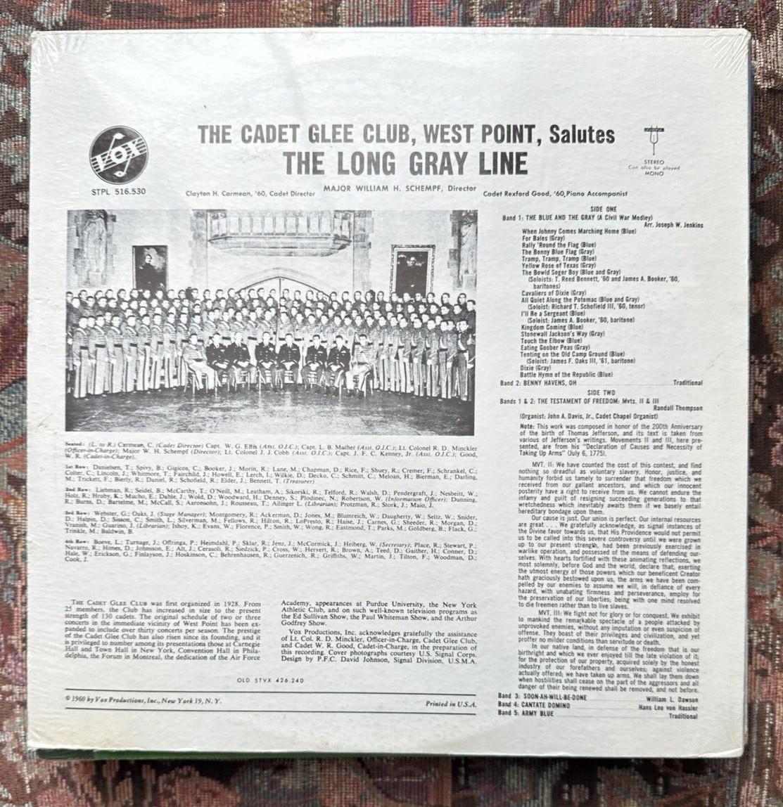 SEALED: The Cadet Glee Club West Point Salutes The Long Gray Line - STPL 516.530 - Image 1