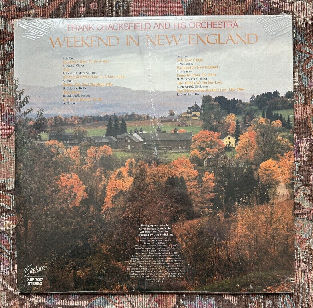Sealed: Frank Chacksfield & His Orchestra – Weekend In New England - Image 1