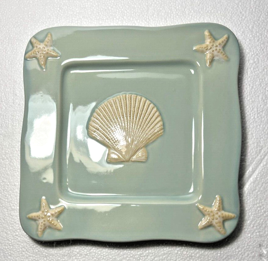 One (1) Shoreline Collection Salad Plate - Home Studio Stoneware
