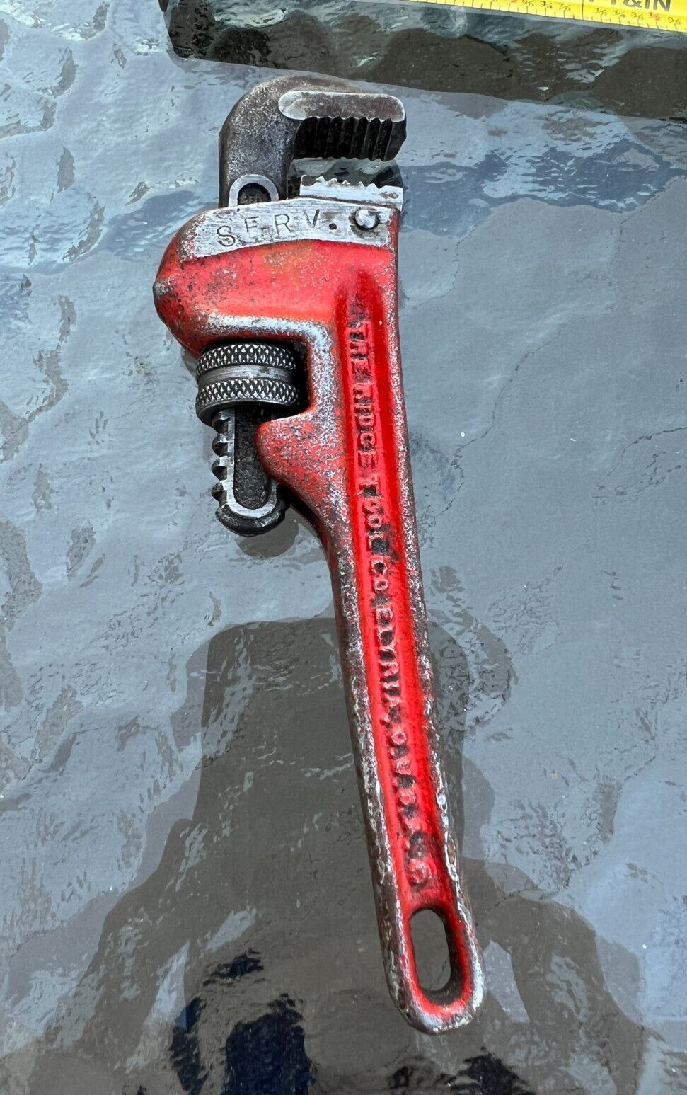 Vintage Rigid 6-inch Pipe Wrench - The Ridge Tool Co. Elyria O. USA - Image 4