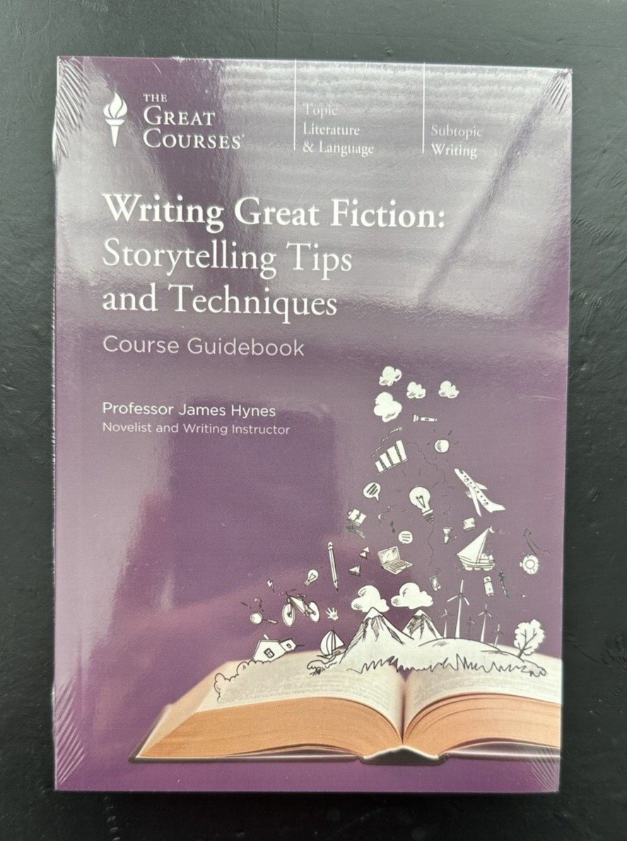 The Great Courses: Writing Great Fiction - Storytelling Tips and Techniques NEW