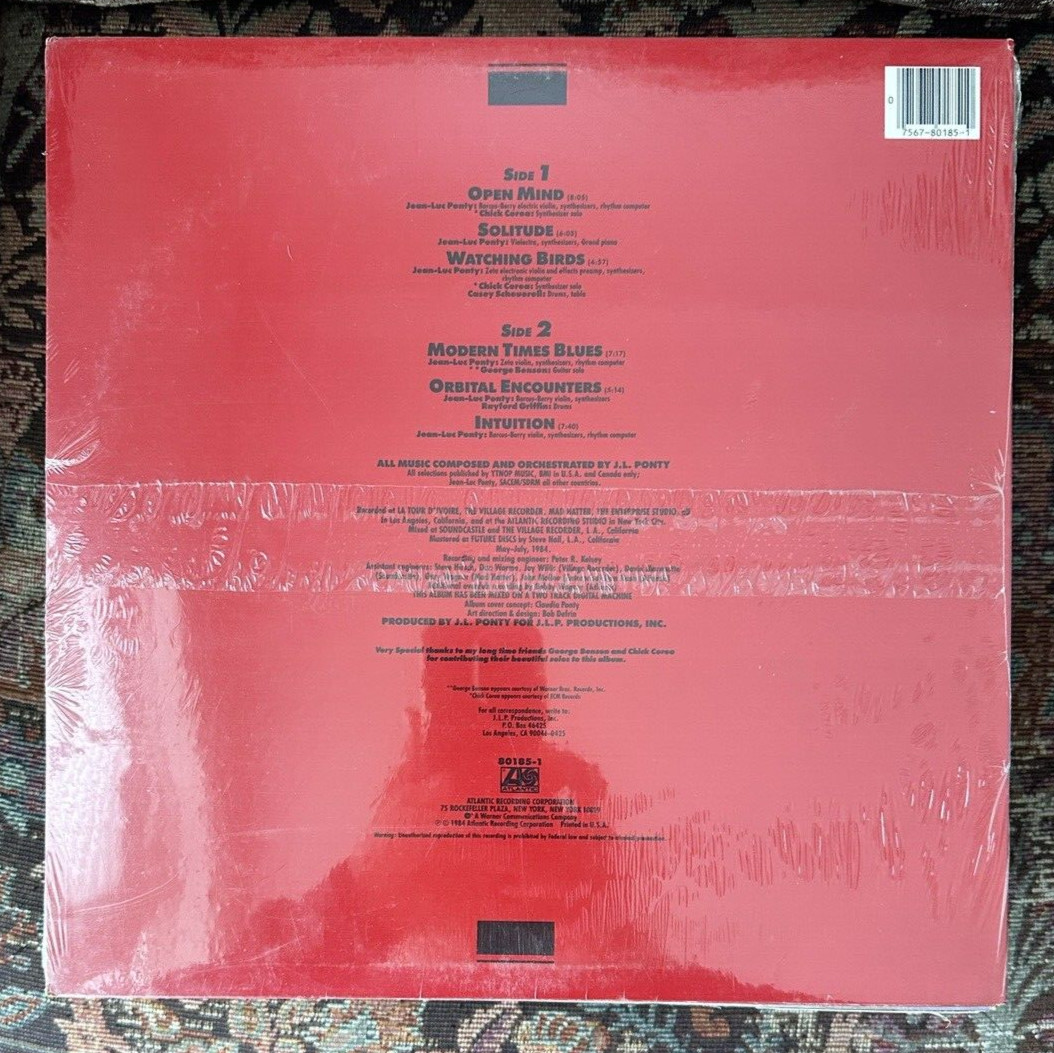 SEALED: Jean-Luc Ponty - Open Mind - Atlantic 80185-1 - Image 1