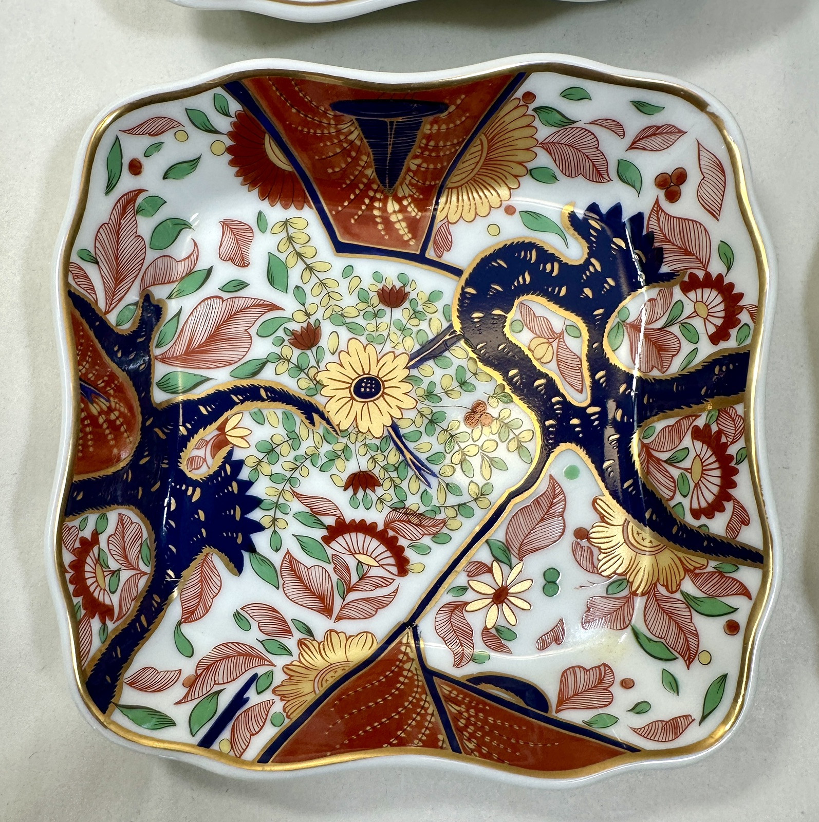 Set of 4 Andrea by Sadek Imari Sweet Meat Trays - Unboxed, Unused - 4-1/2" - Image 2