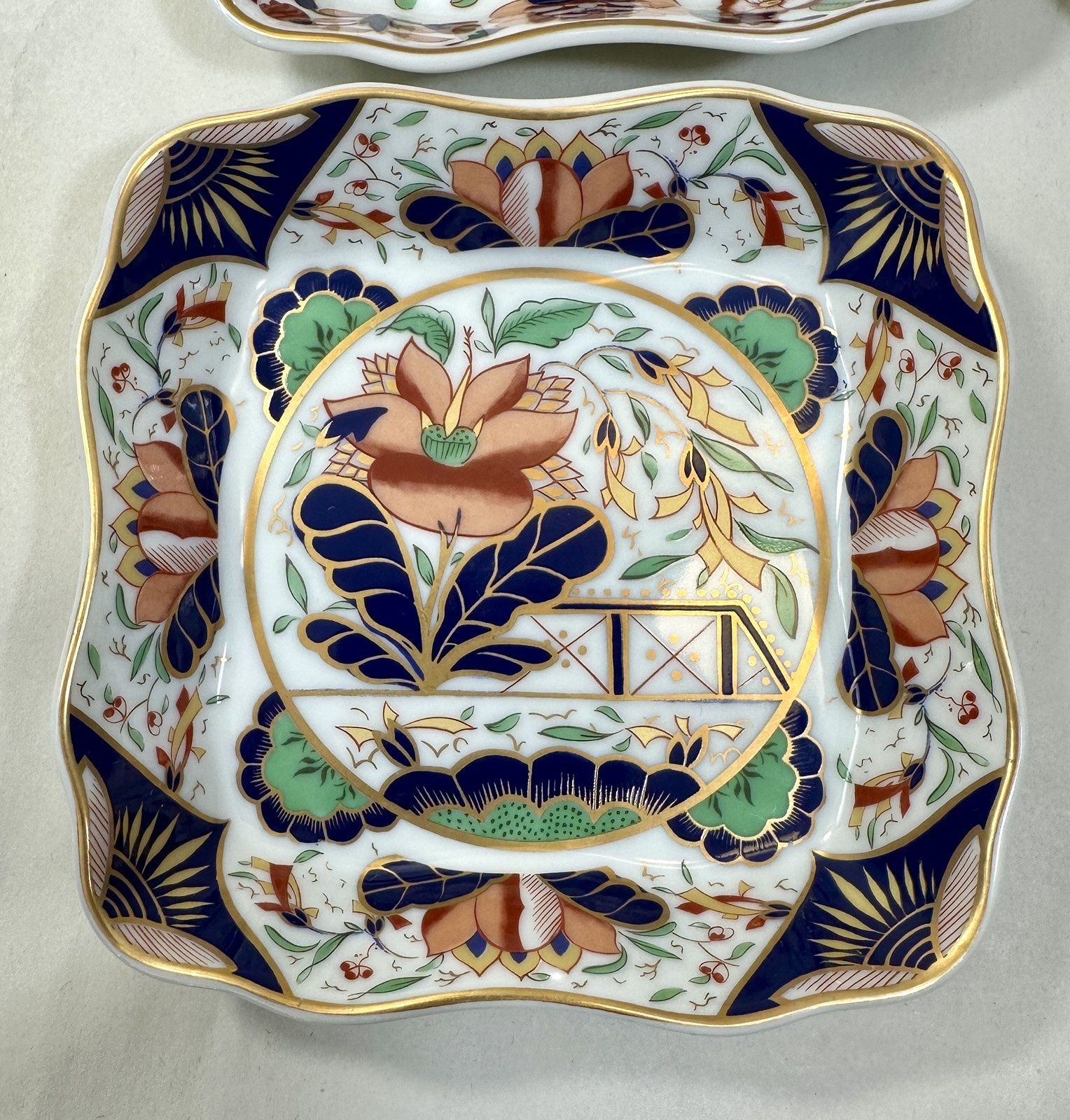 Set of 4 Andrea by Sadek Imari Sweet Meat Trays - Unboxed, Unused - 4-1/2" - Image 3