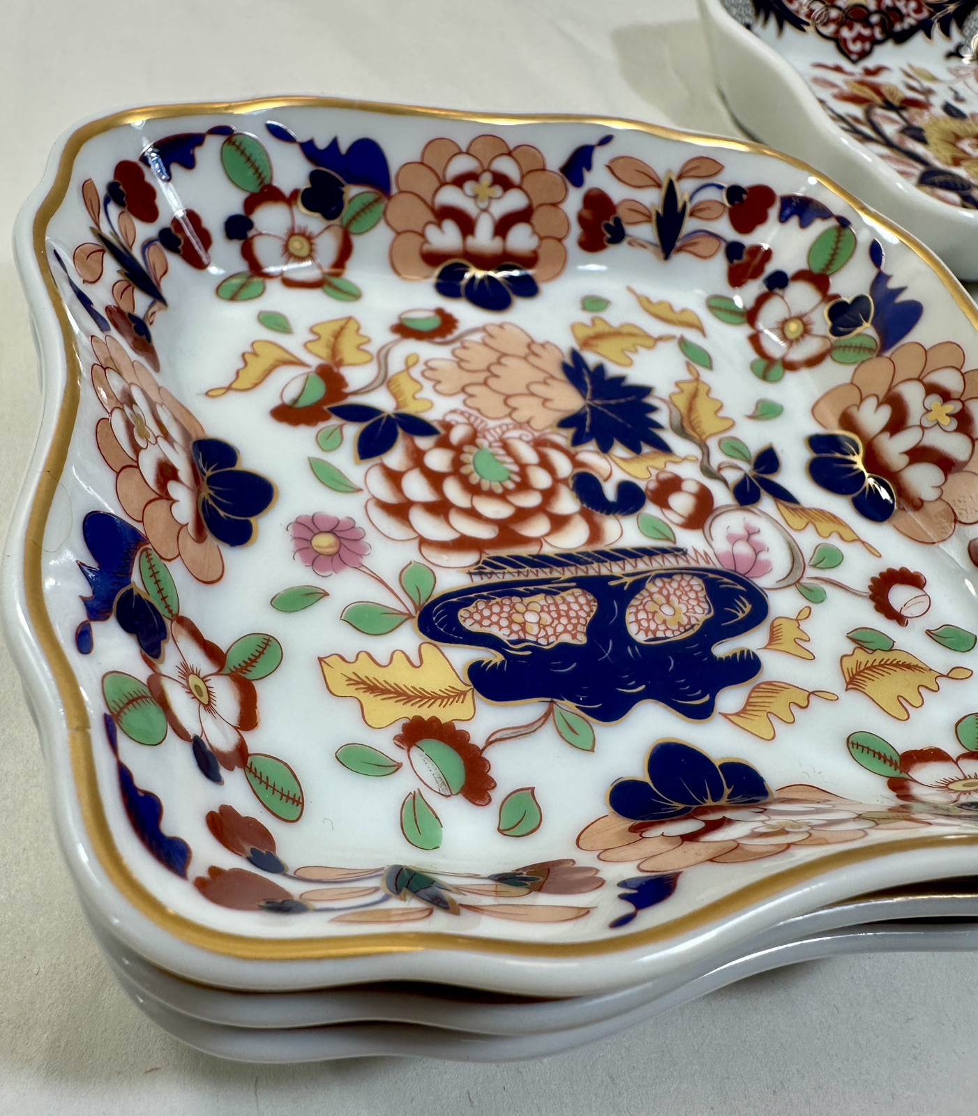 Set of 4 Andrea by Sadek Imari Sweet Meat Trays - Unboxed, Unused - 4-1/2" - Image 10