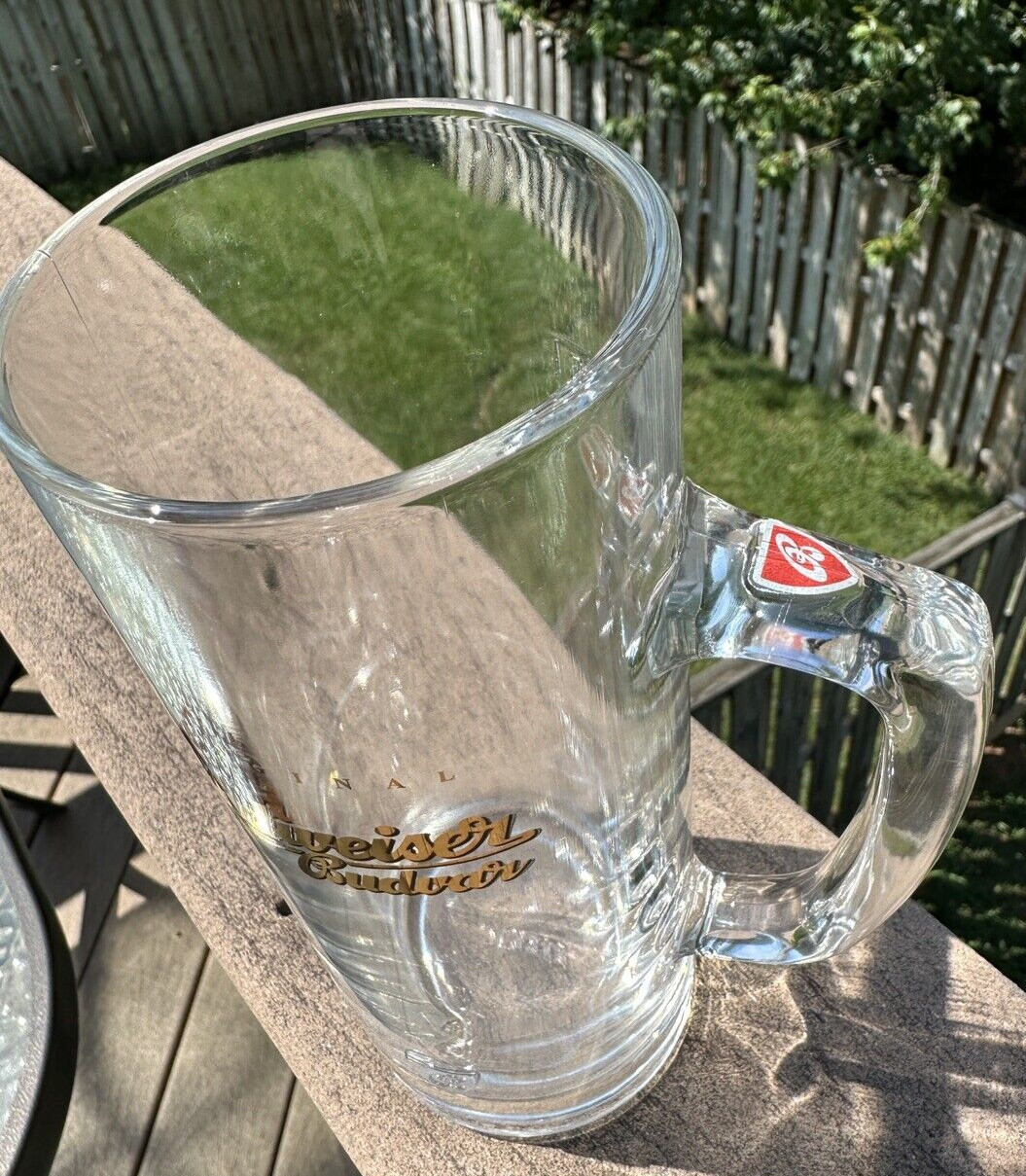 Budweiser-Budvar Czech Beer Glass Circa 1980s - 17 ounces - Image 6