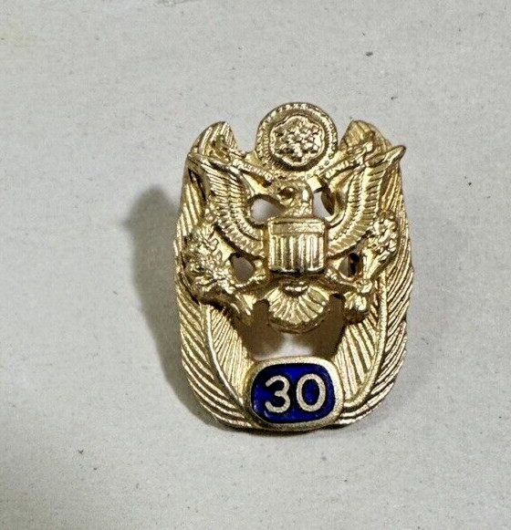 US State Department Diplomatic Security Service Longevity Lapel Pin - 30 Years