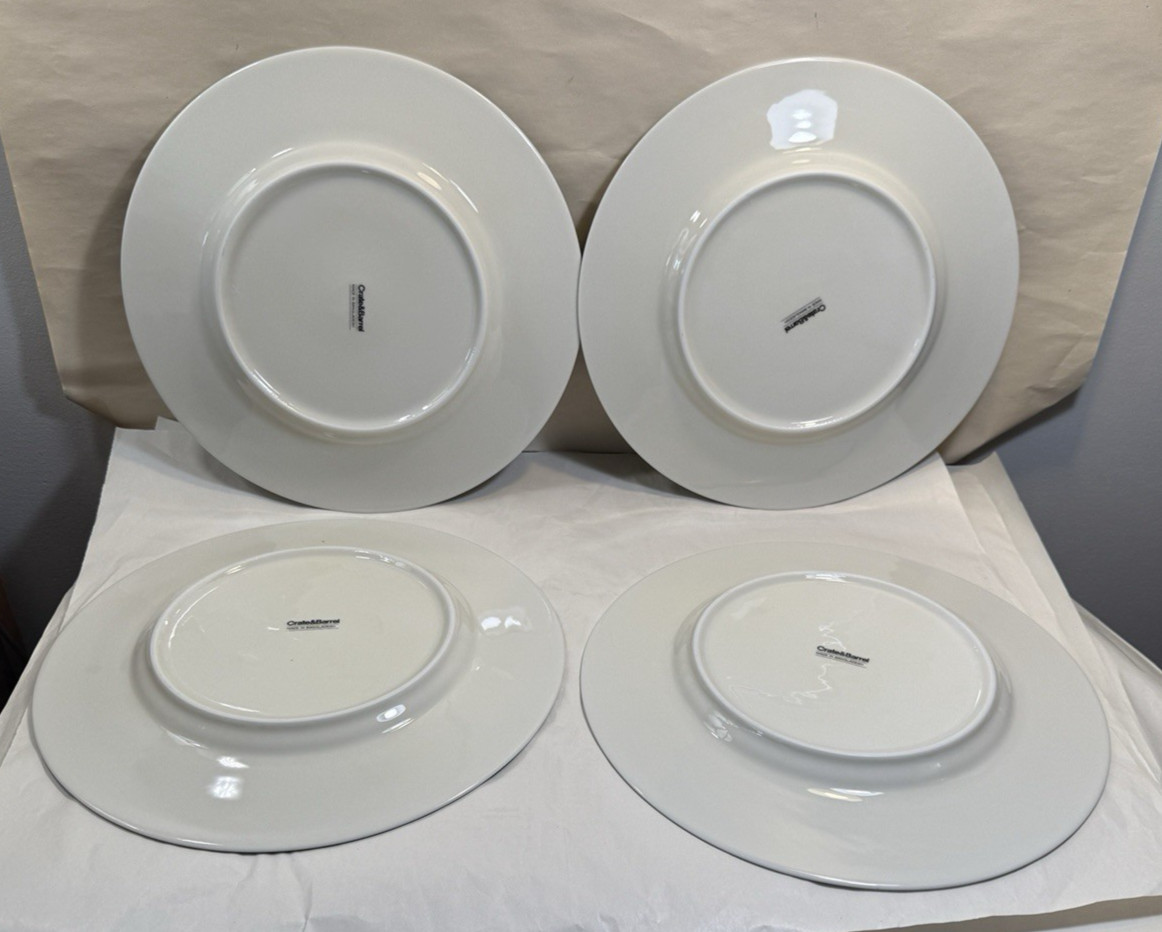 Bangladesh / Green Monno by Crate & Barrel Dinner Plates 11" - NOS, Unused - 4 - Image 2