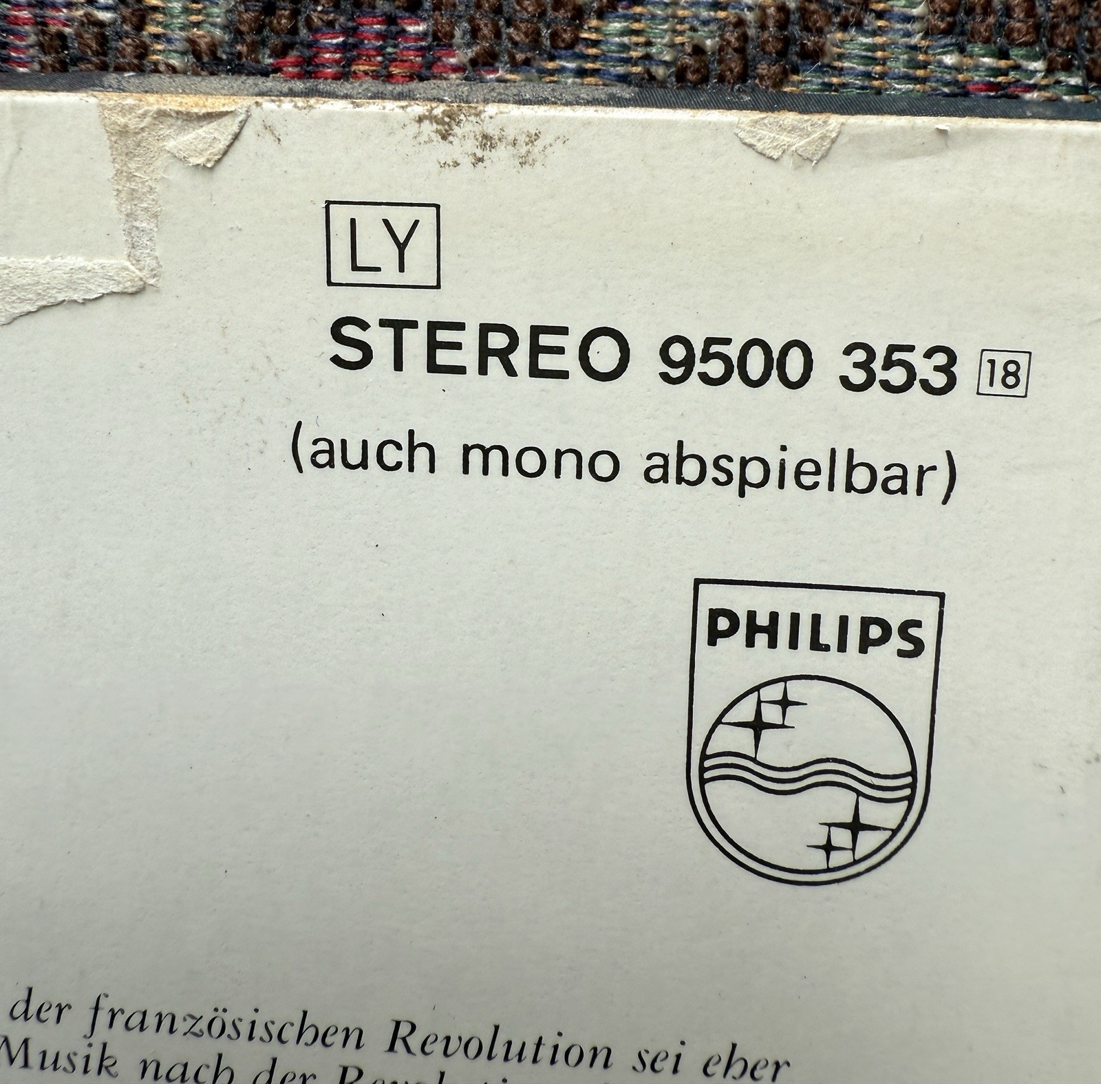 JS Bach / Alfred Brendel, Italian Concerto BWV 971 - Philips 9500 353 - Image 5