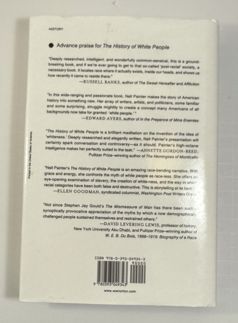 The History of White People by Nell Irvin Painter; First Edition - HC/DJ - Image 8