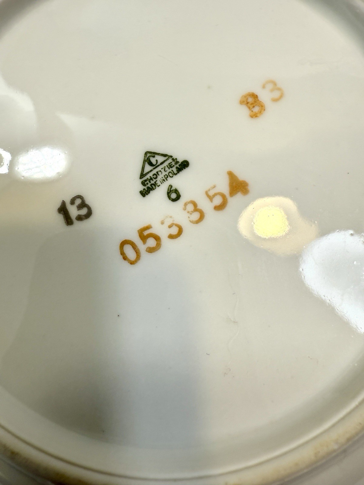 Set of 4 Thistle by CHODZIEZ-POLAND Fine-China Gray Salad / Bread Plates 7" - Image 4