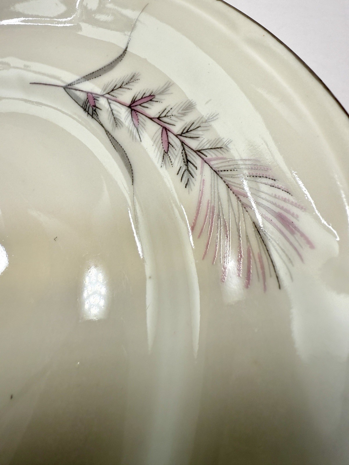 Set of 4 Thistle by CHODZIEZ-POLAND Fine-China Gray Salad / Bread Plates 7" - Image 7