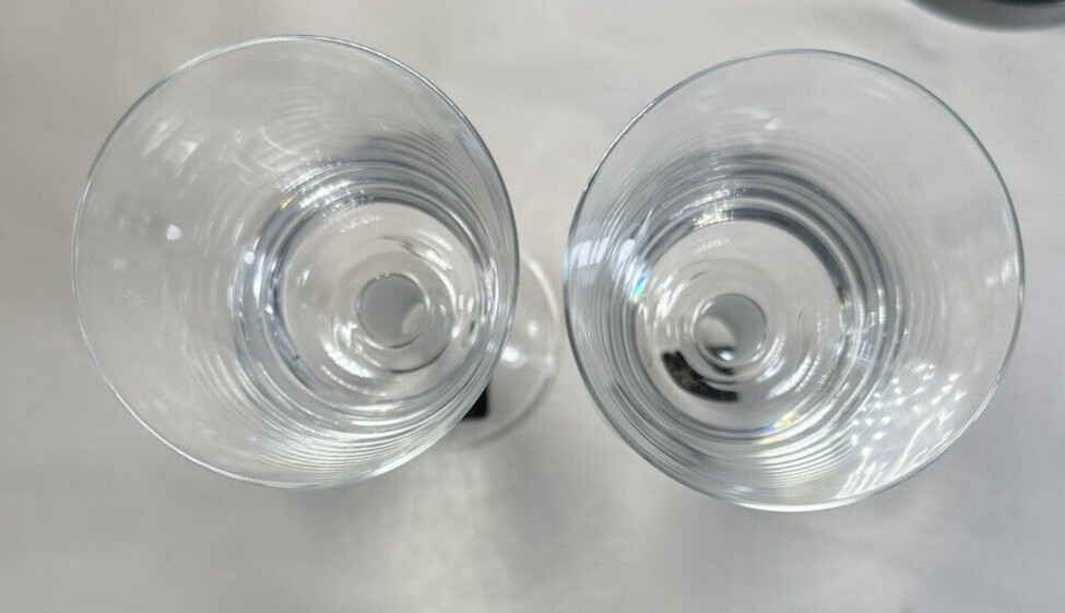 Two (2) Mikasa Overture Frost Goblet Wine Glasses - LS 080 - Image 4
