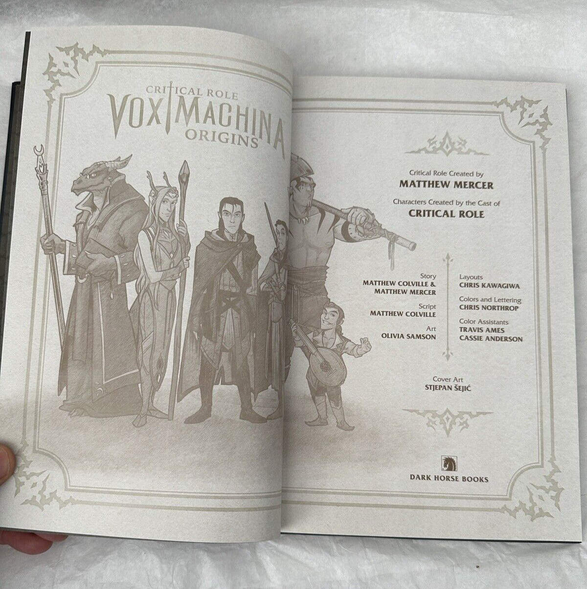 Critical Role Vox Machina Origins Volume 1 Hardcover 2018 - Image 2