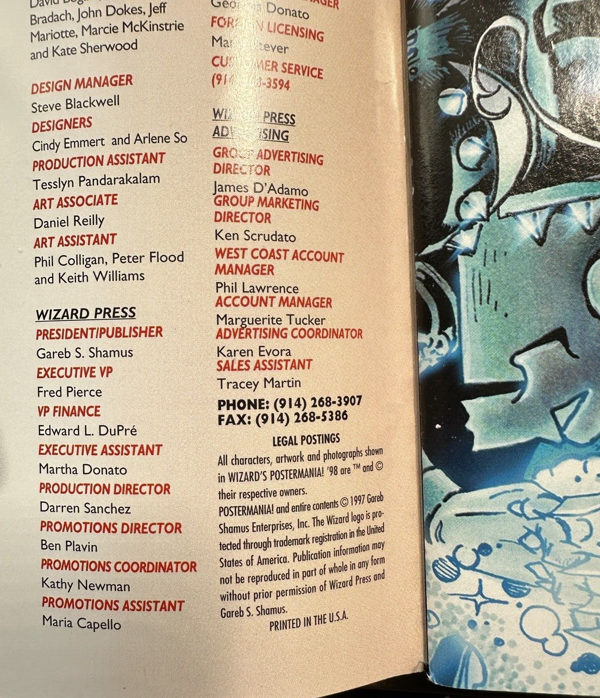 Postermania 98 - A Special Wizard Publication - 48 Posters - Stored in Plastic - Image 12