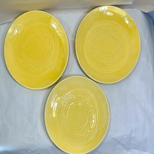 Kennet Buttercup by Threshold - Three Salad Plates 8.5" - New Old Stock, Unused