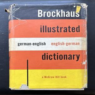 Vintage 1965 Brockhaus Illustrated German-English / English German Dictionary