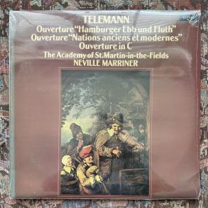 SEALED: Telemann Overture "Hamburger Ebb und Fluth" - Marriner - Argo ZRG-837