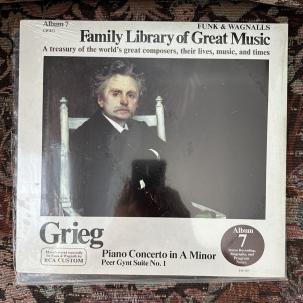SEALED: Funk Wagnalls Grieg Piano Concerto In A Minor - Album 7