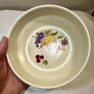 Temper-Ware Lenox Summer Harvest Cereal Bowl Stoneware Vintage USA 6" - NWOT