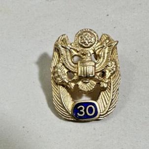 US State Department Diplomatic Security Service Longevity Lapel Pin - 30 Years